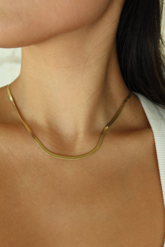 Alaina Herringbone Necklace