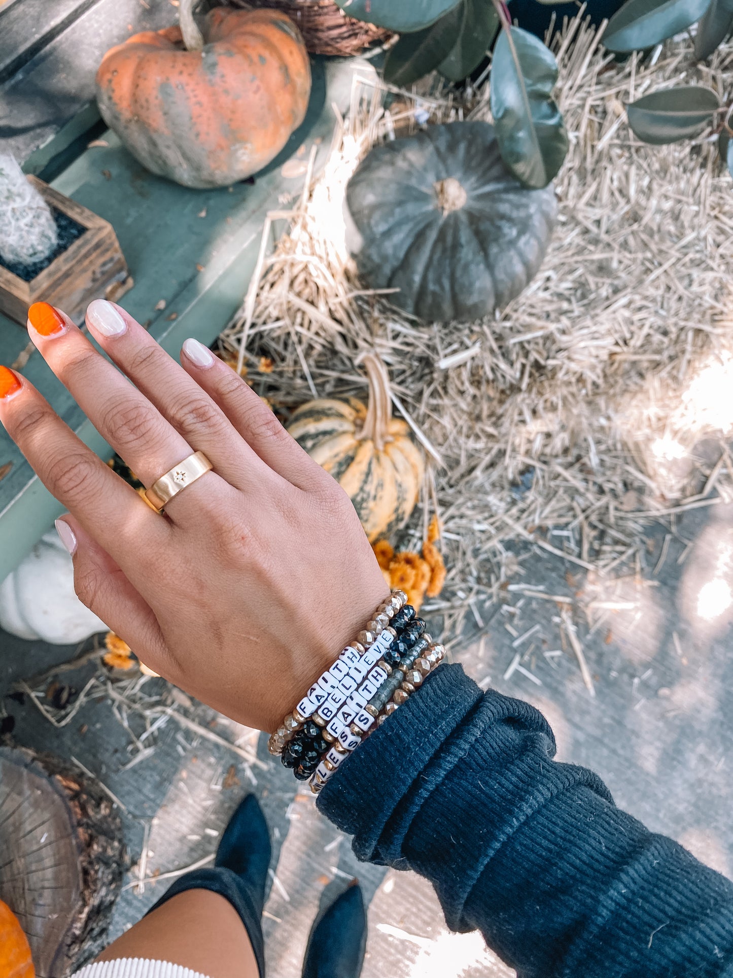 Beaded Letter Bracelet