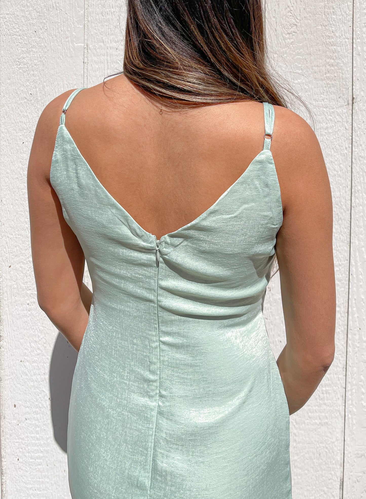 Mint to Be Slip Dress