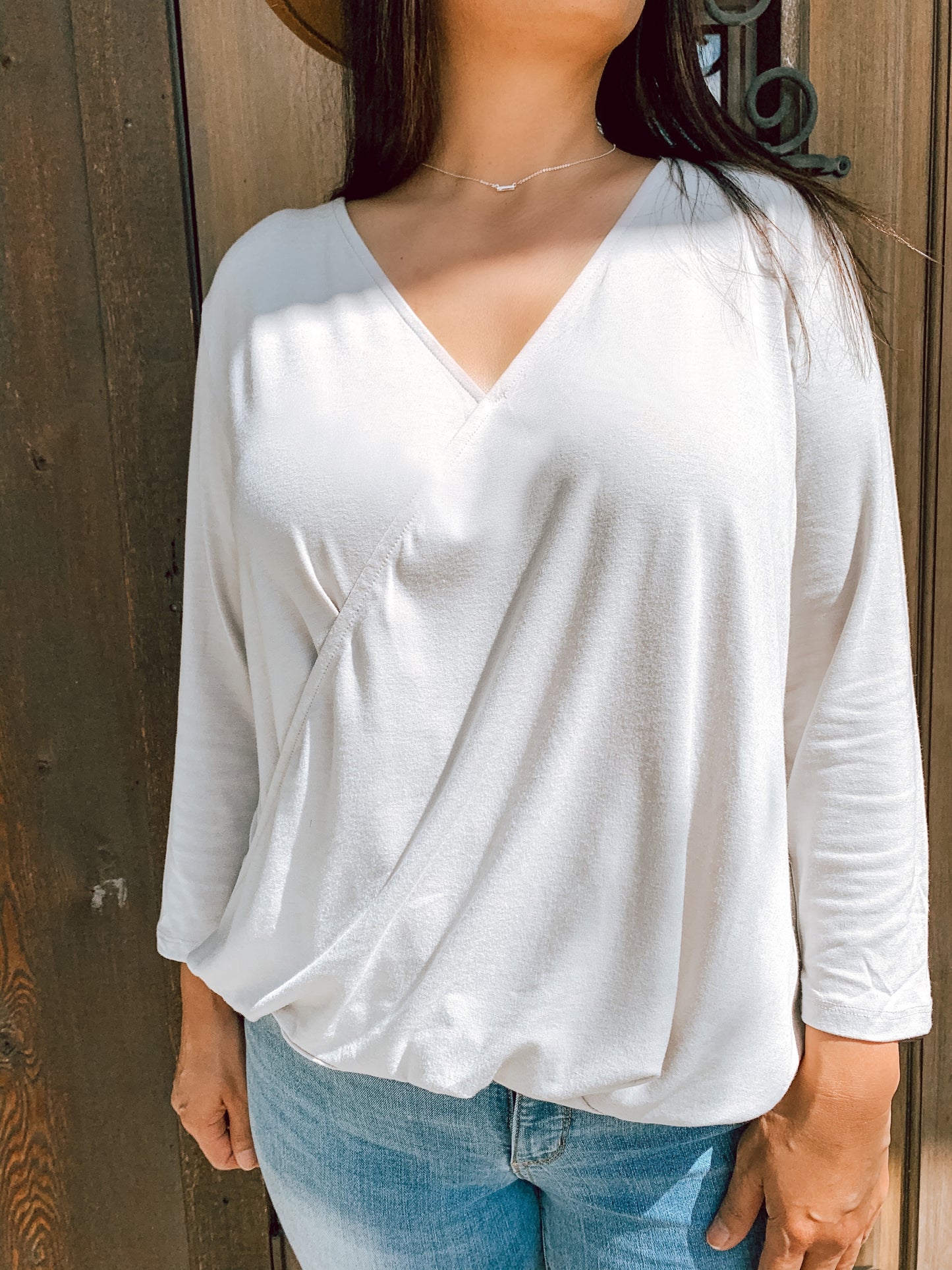 Stone Wrap Top