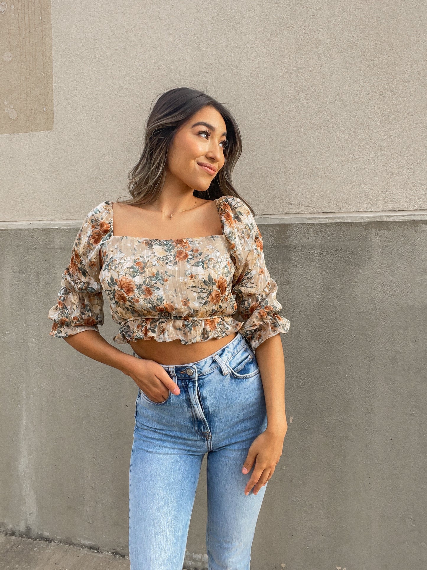 Fall In Love Floral Blouse