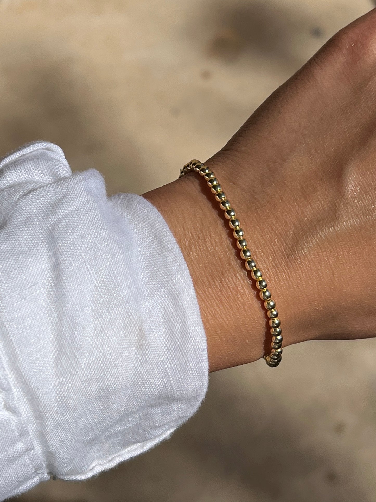 Vida Gold Beaded Bracelet